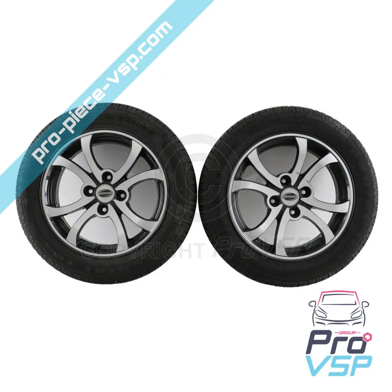 Pack jantes + pneus occasion pour Microcar Mgo 2 Highland M8