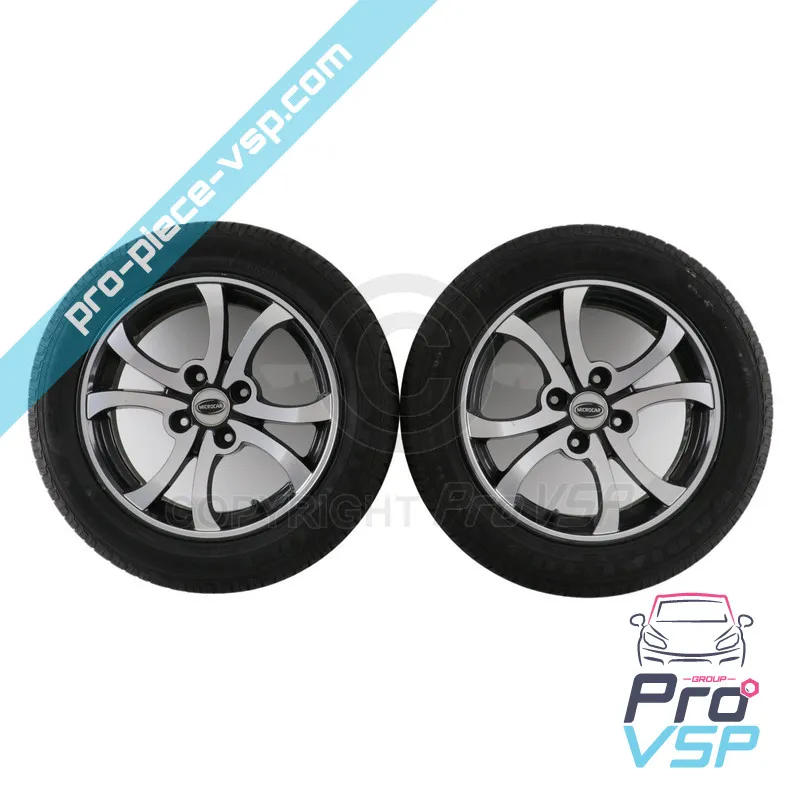 Pack Rims + pneus usados para Microcar Mgo 2 Highland M8