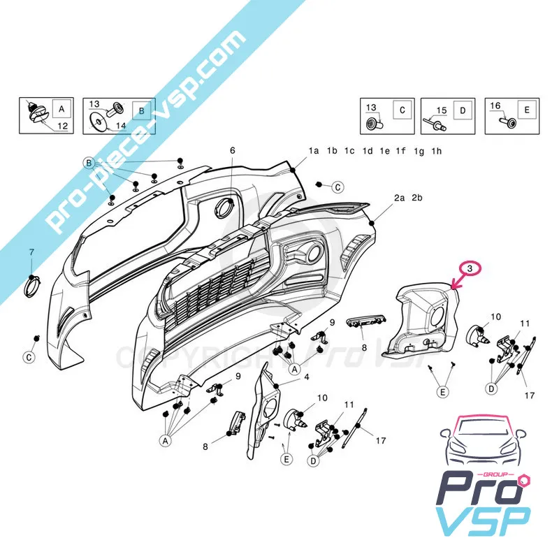 Assistenza nebbiosa e fuoco giorno giusto per Ligier JS50 JS50L SPORT Phase 1
