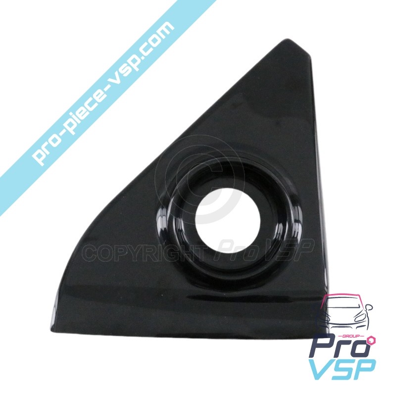 Left exterior mirror triangle