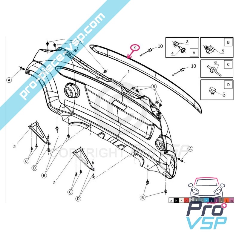 Rear bumper headband