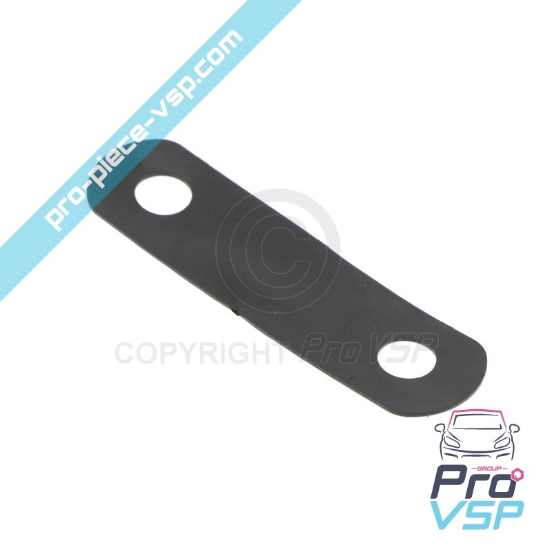 Against tailgate strike plate