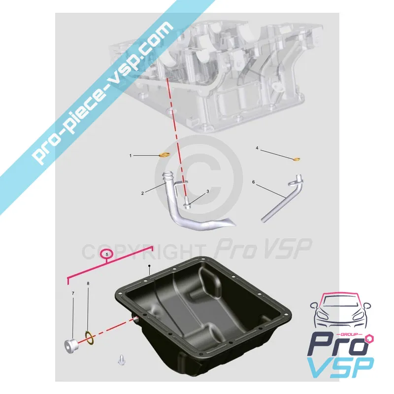 Lombardini engine oil housing dci