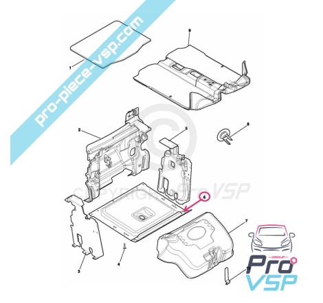 Protección debajo del motor