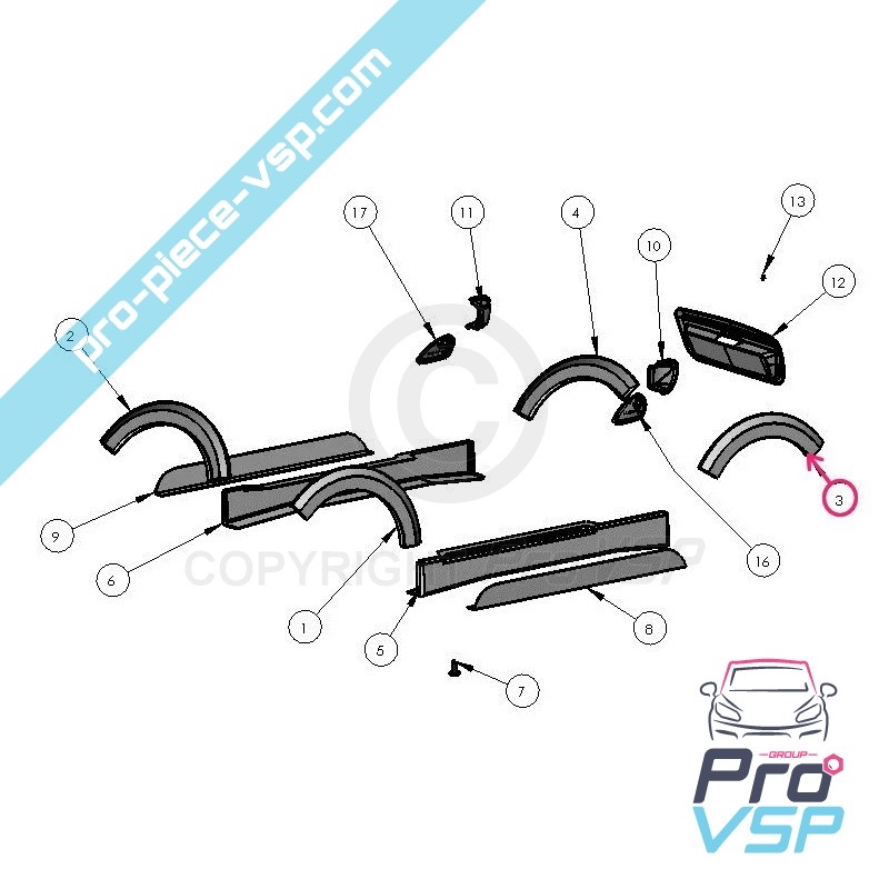 Hubcker trasero izquierdo