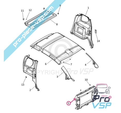 Front shock absorber