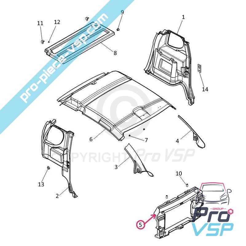 Front shock absorber