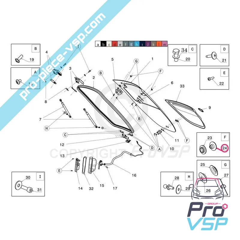 Taka-ikkunan mutteri Dué 2 P85 ja Dué 3 P88