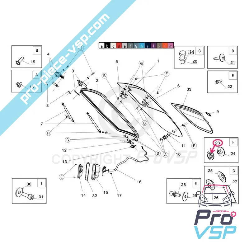 Taka-ikkunan mutteri Dué 2 P85 ja Dué 3 P88