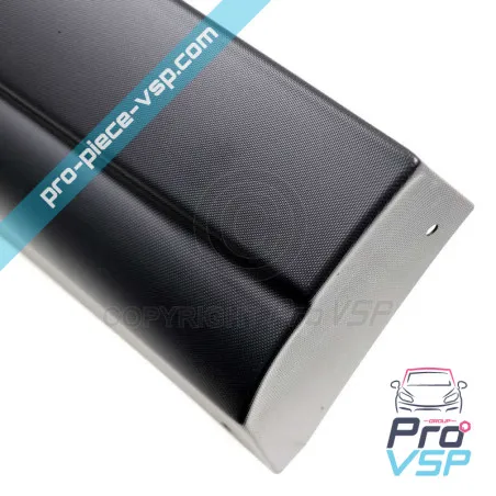Bas de caisse noir grainé droit pour Ligier Ixo Treck