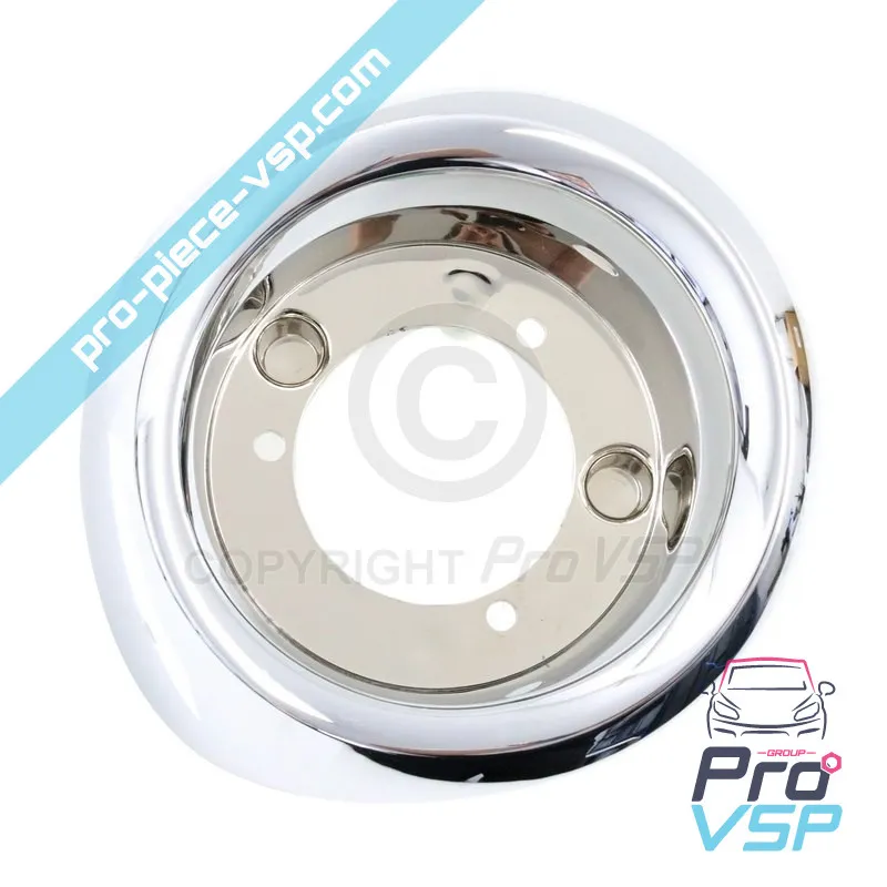 Entourage chromé de feu arrière gauche pour Microcar M8