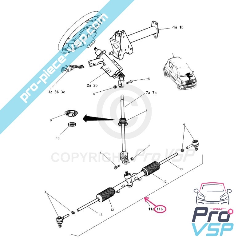 Steering rack