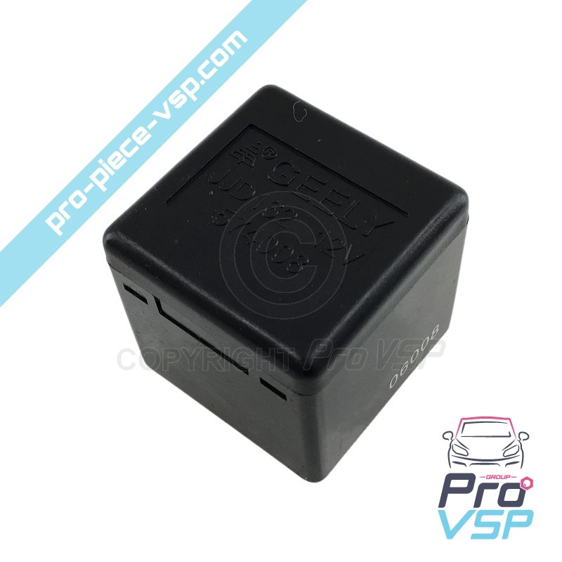 Relé preto usado 4 pinos para Bellier Jade