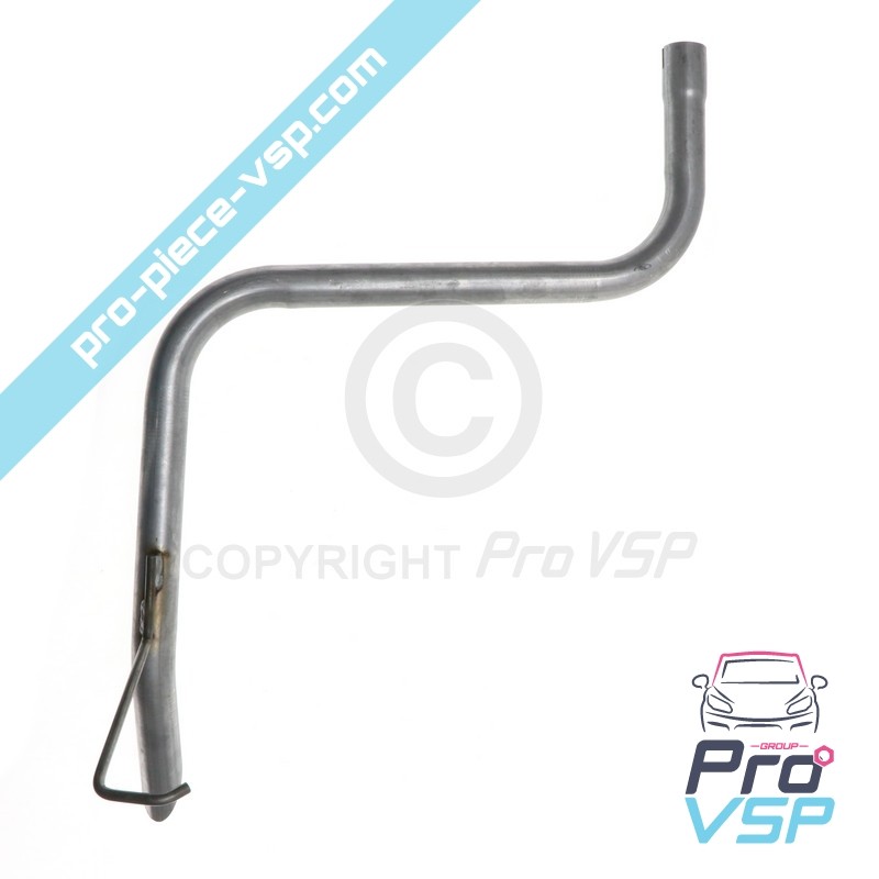 Rear exhaust tube