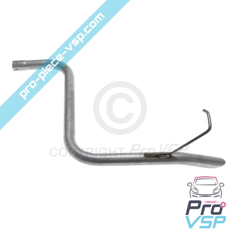 Rear exhaust tube