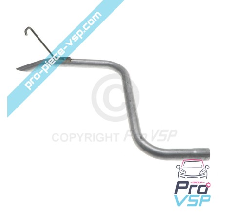 Rear exhaust tube