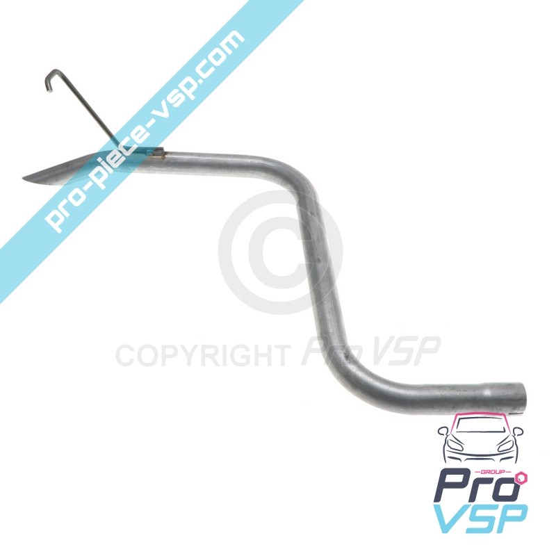Rear exhaust tube