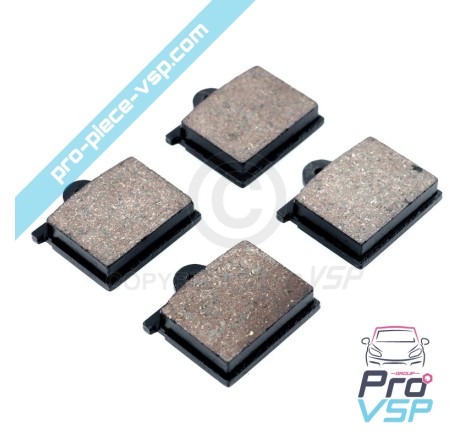 Pastillas de freno traseras