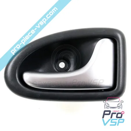 Right inner door handle ( aluminium grey ) for Microcar Mgo 1 and 2, M8 , F8C , Ligier JSRC