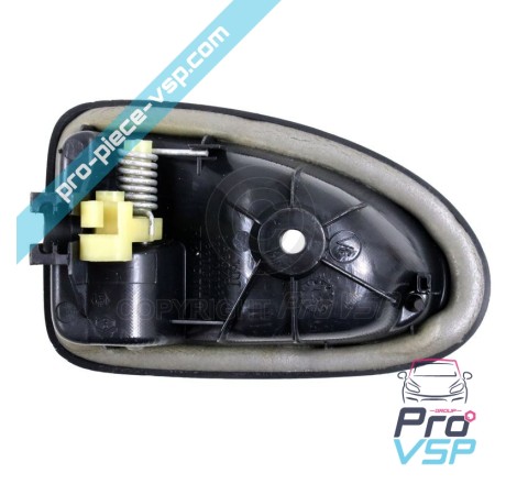 Poignée de porte intérieure droite ( gris alu ) pour Microcar Mgo 1 et 2 , M8 , F8C , Ligier JSRC