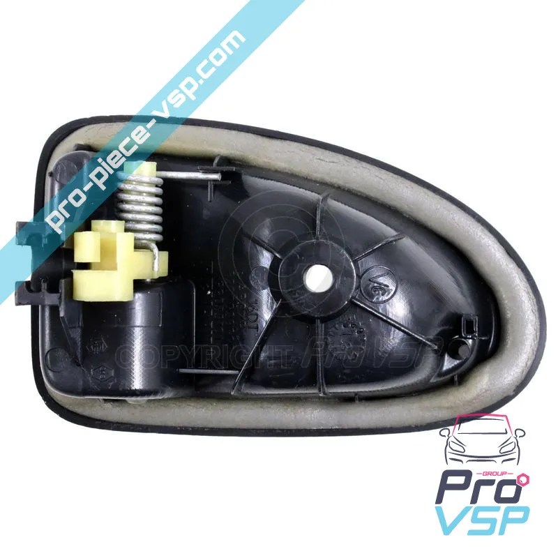 Maniglia della porta interna destra (grigio in alluminio) per Microcar Mgo 1 e 2, M8 , F8C , Ligier Jsrc