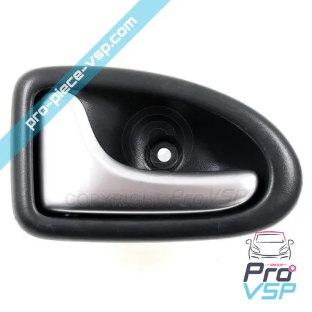 Poignée de porte intérieure gauche ( gris alu ) pour Microcar Mgo 1 et 2 , M8 F8C , Ligier JSRC