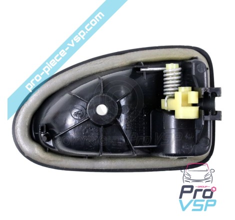 Poignée de porte intérieure gauche ( gris alu ) pour Microcar Mgo 1 et 2 , M8 F8C , Ligier JSRC