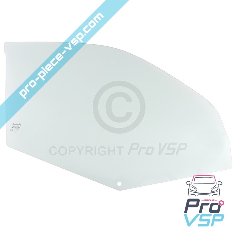 Vidro de porta reta manchada para Microcar Virgo 1 , 2 e 3
