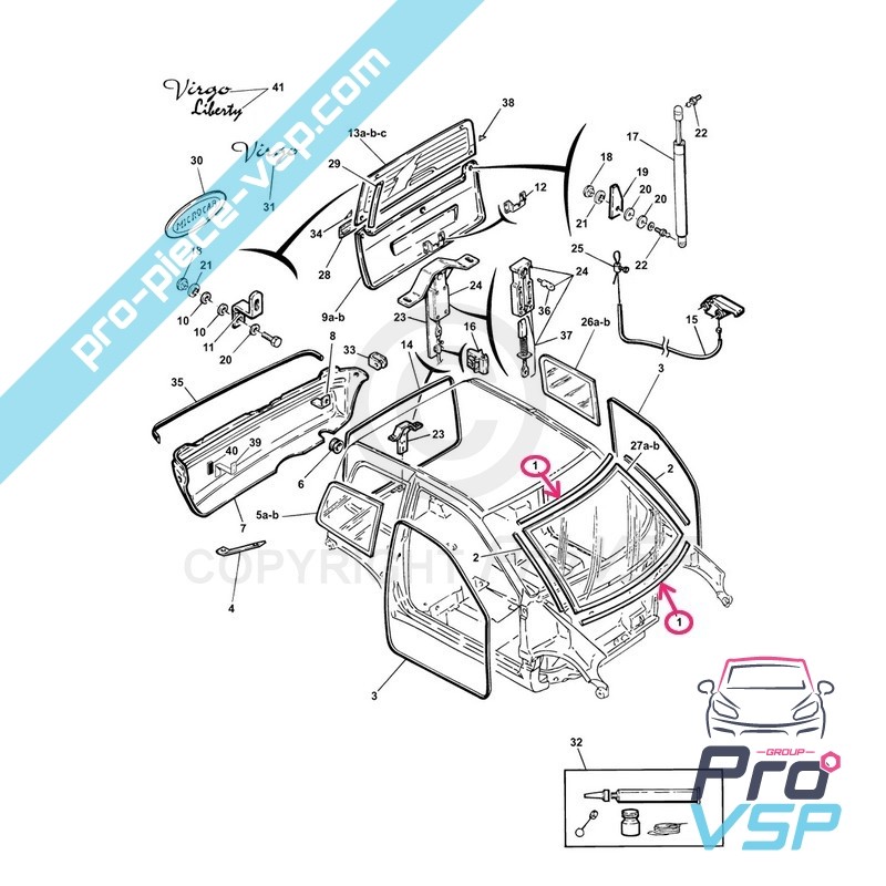 Windshield seal