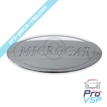 Logo de capot ou de hayon pour Microcar