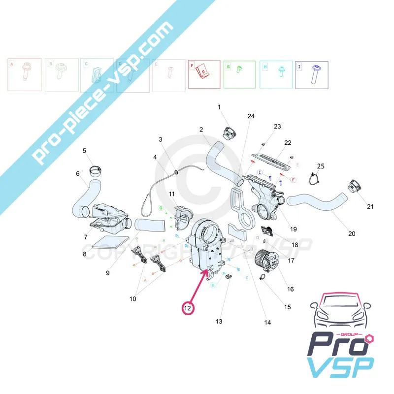 Bloco de aquecimento para Ligier Microcar Dué