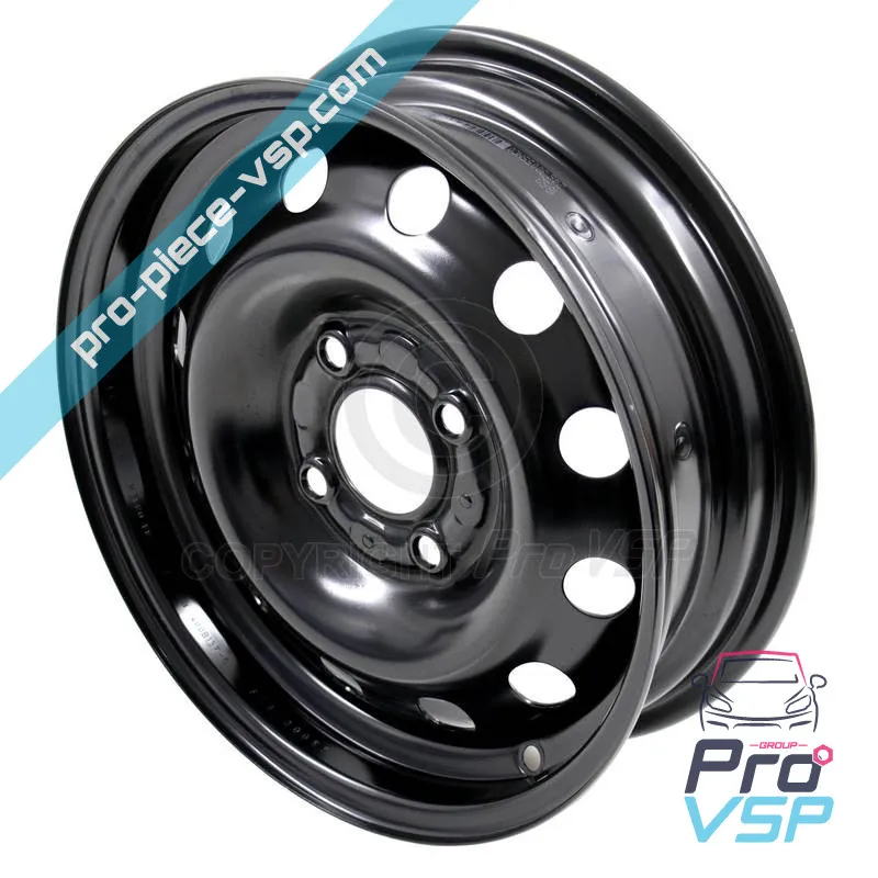 13 inches sheet metal rim for Ligier Microcar Dué (Offset 16)