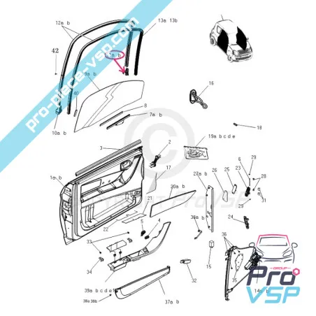 Glas Tropfengelenkspitze für Microcar Mgo M8 F8C Ligier Flex