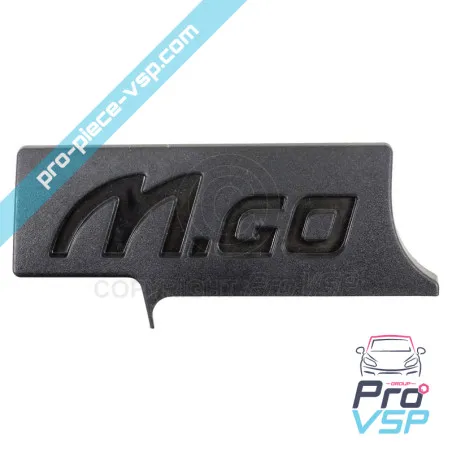 Left central amount logo for Microcar Mgo 1 and 2