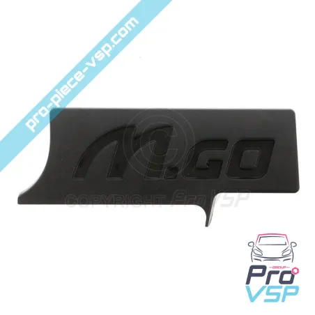 Right central amount logo for Microcar Mgo 1 and 2