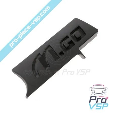 Right central amount logo for Microcar Mgo 1 and 2