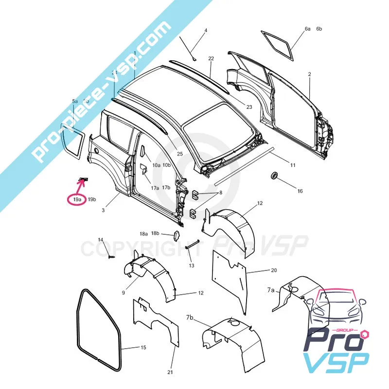 Right central amount logo for Microcar Mgo 1 and 2