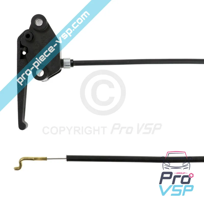 Tirette d'ouverture de capot pour Microcar Mc1 Mc2