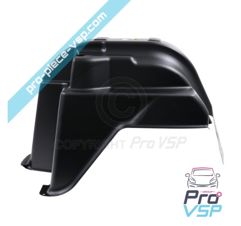 Left rear wheel passage