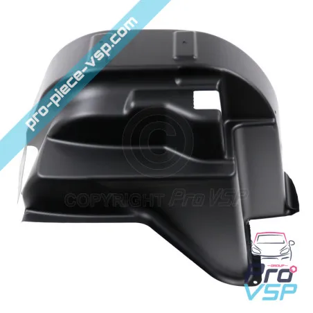 Rueda trasera derecha cruzando