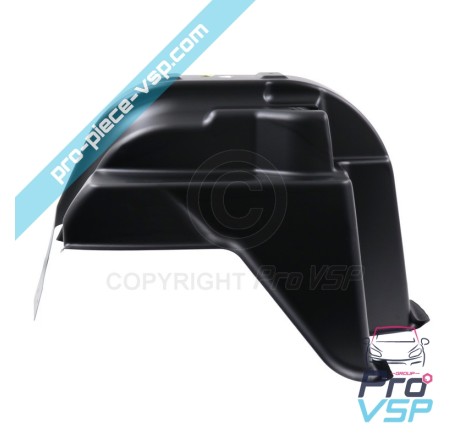 Right rear wheel crossing