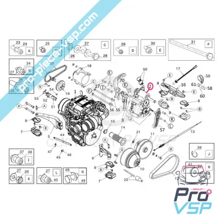 Adaptable gearbox for Ligier Microcar Dué