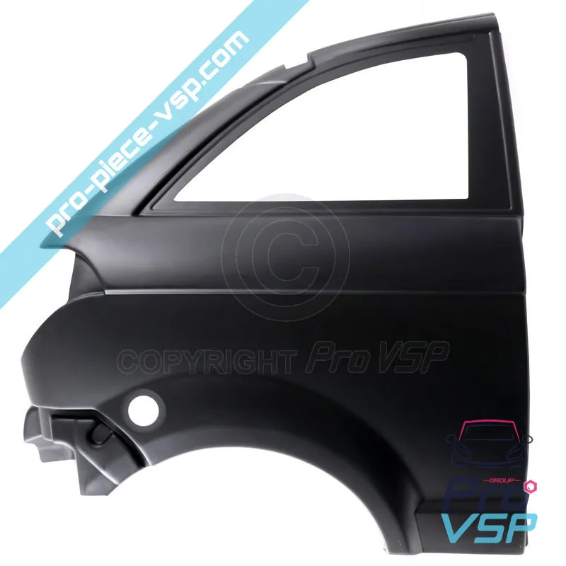 Right rear wing adaptable ABS plastic for Aixam Coupé (range Impulsion and Vision )