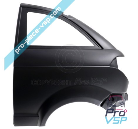 Left rear wing adaptable ABS plastic for Aixam Coupé (Auswahl Impulsion und Vision )