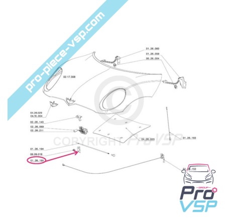 Hood stem holder