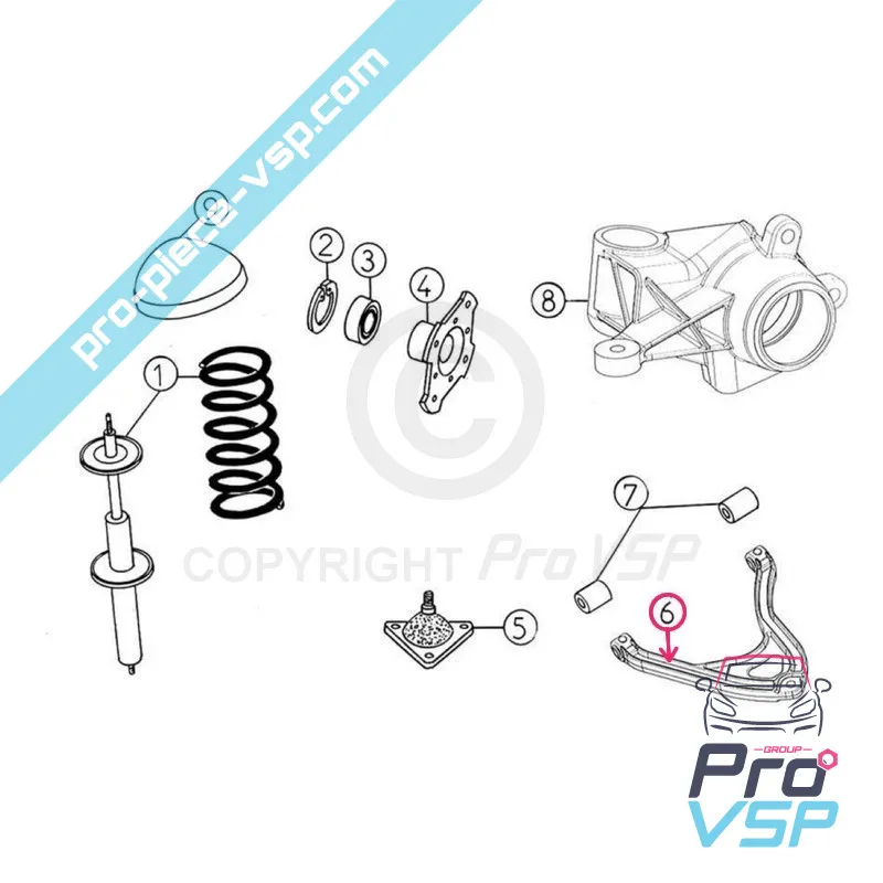 Främre triangeln för Mega Fas 1