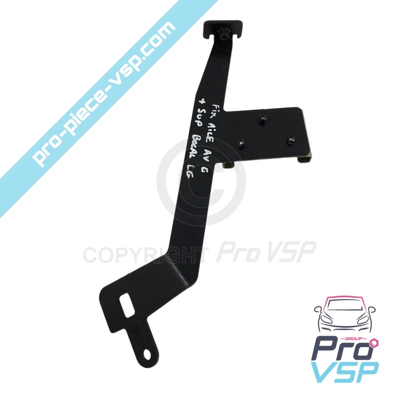 Front left wing attachment