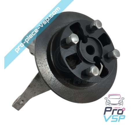 Thread + right front brake disc