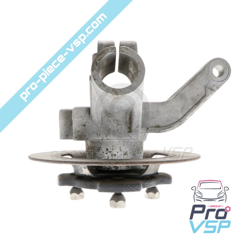 Complete front hub
