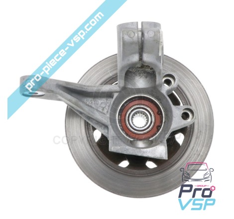 Complete front hub